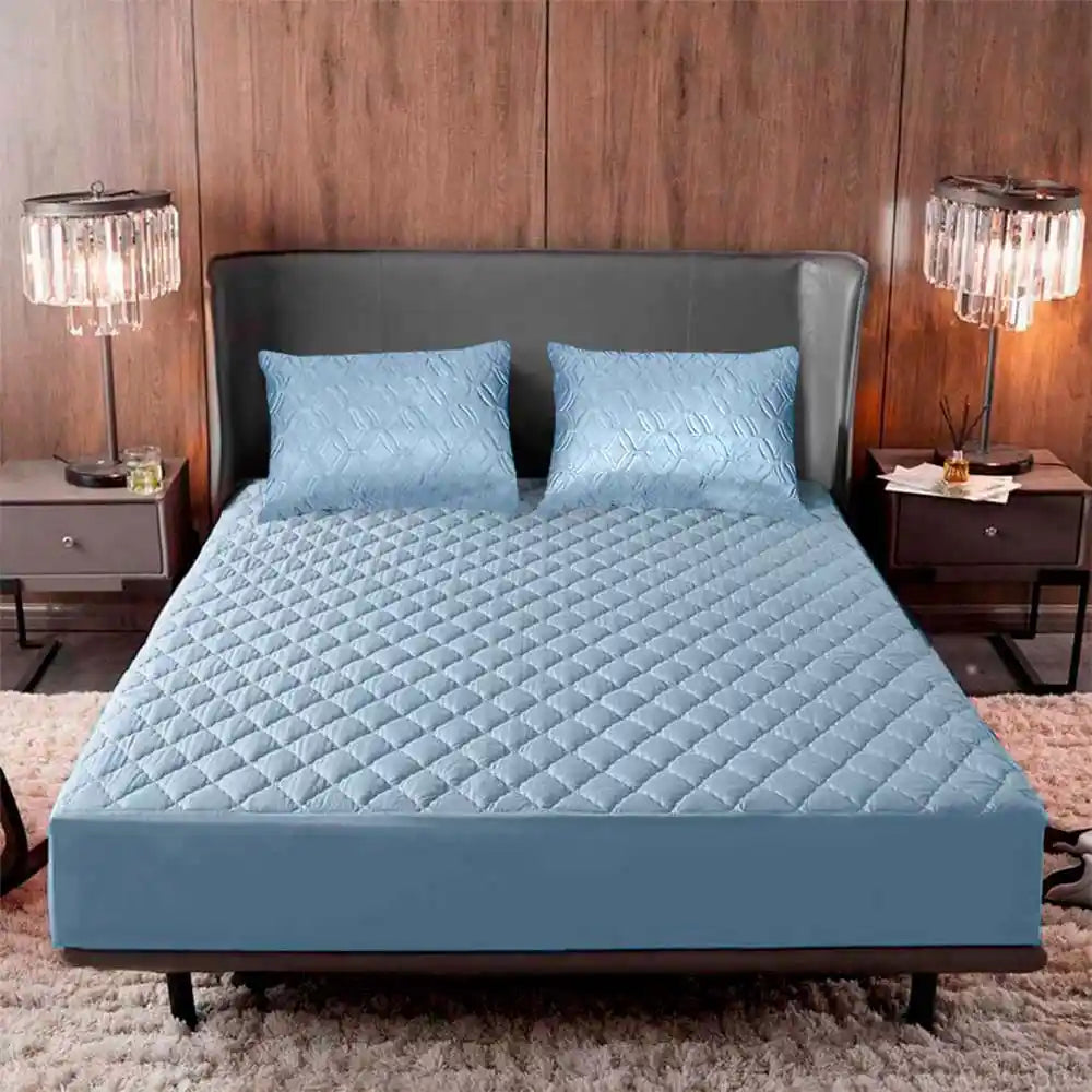 Protector Antifluido + Protector de Almohadas x2